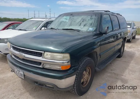 2002 Chevrolet Suburban 1500 Lt из США, поврежденный, VIN 3GNFK16Z82G216152
